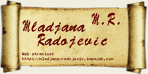 Mlađana Radojević vizit kartica